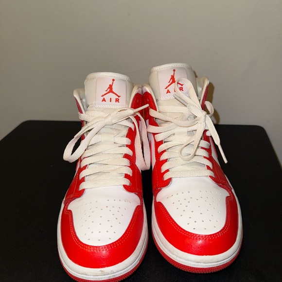 Nike Air Jordan 1 Mid Habanero Red - Picture 2 of 4